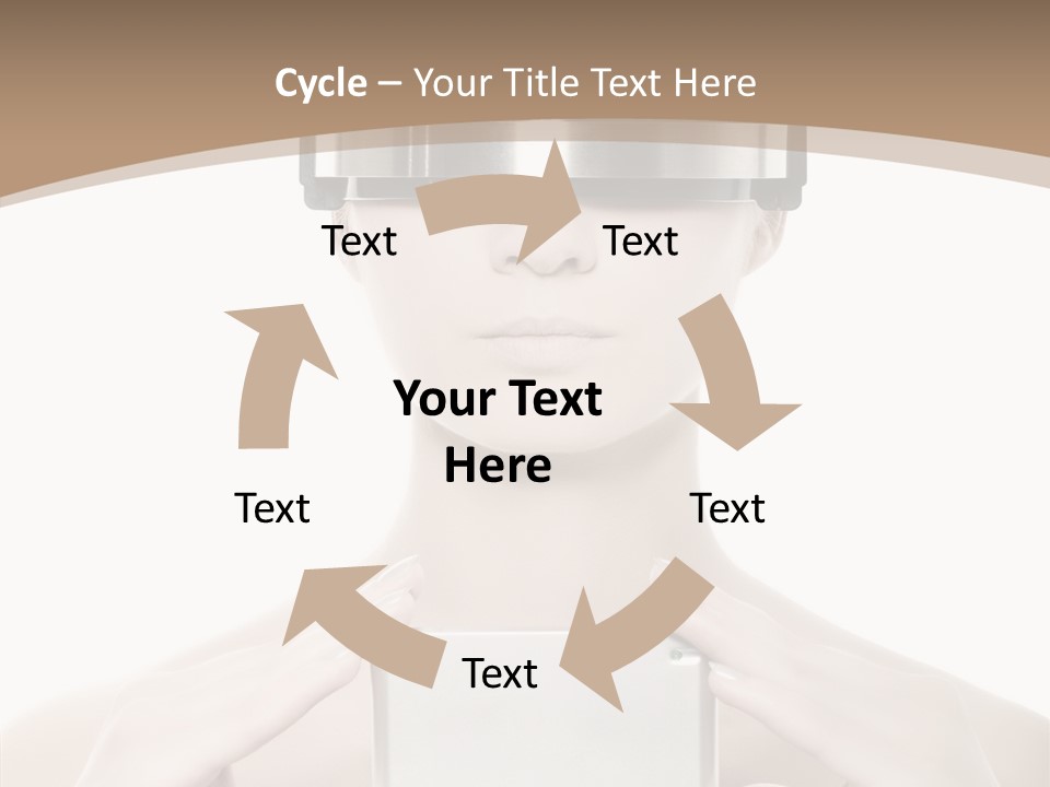 Young Isolated Web PowerPoint Template