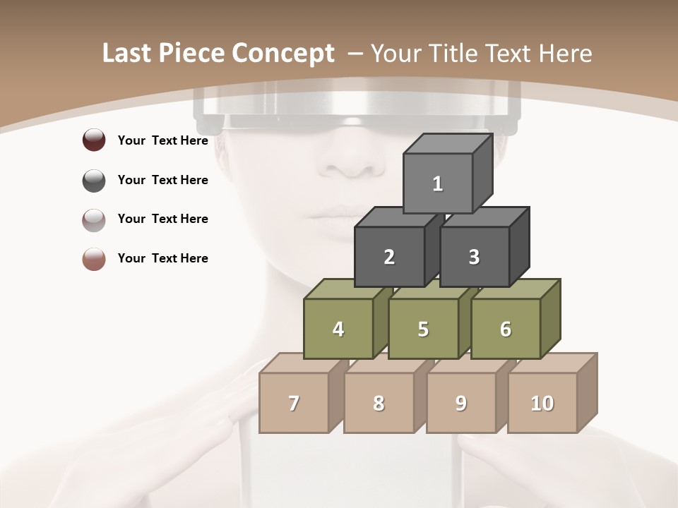 Young Isolated Web PowerPoint Template