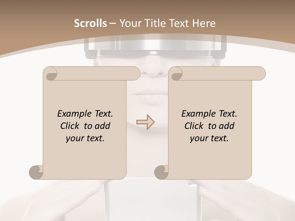 Young Isolated Web PowerPoint Template