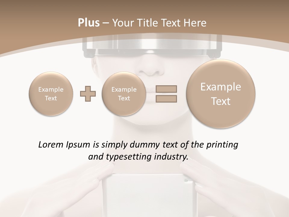 Young Isolated Web PowerPoint Template