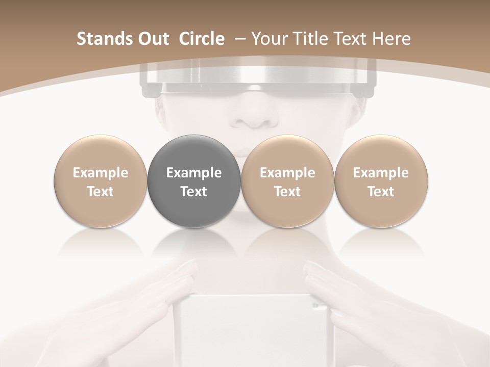 Young Isolated Web PowerPoint Template