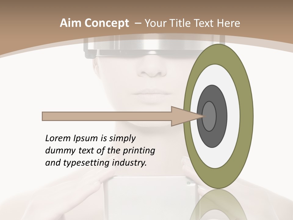 Young Isolated Web PowerPoint Template