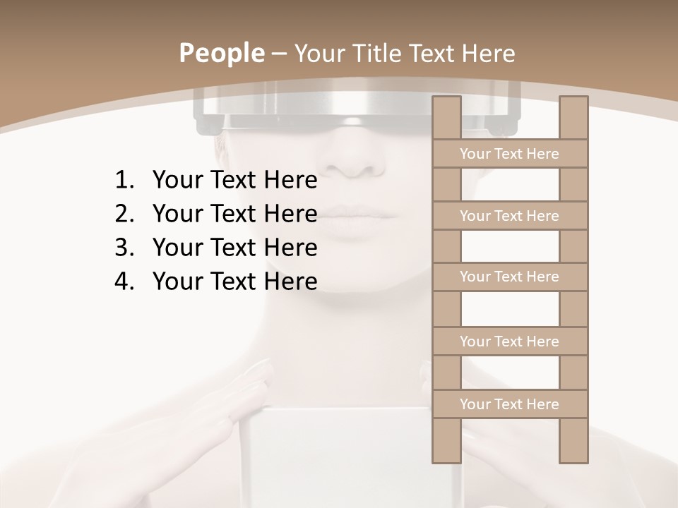 Young Isolated Web PowerPoint Template