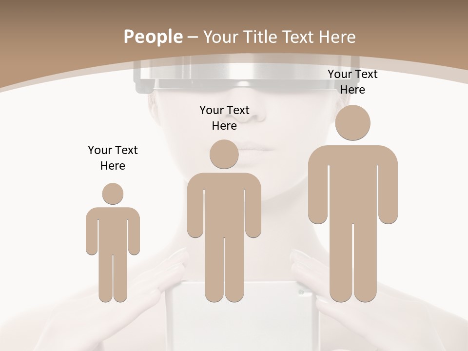 Young Isolated Web PowerPoint Template