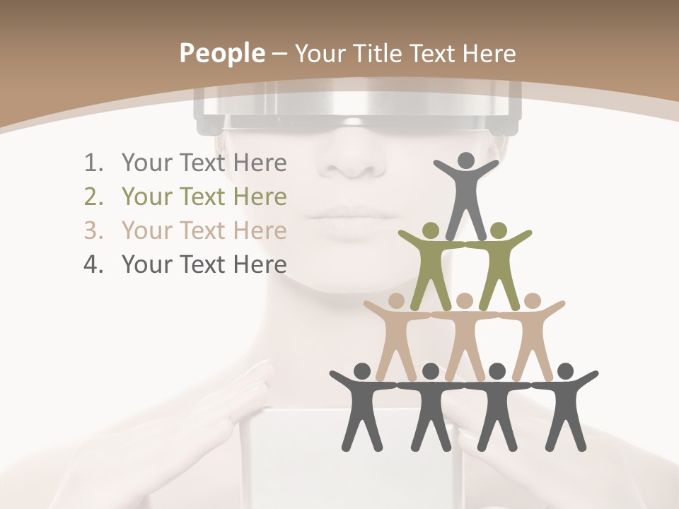 Young Isolated Web PowerPoint Template