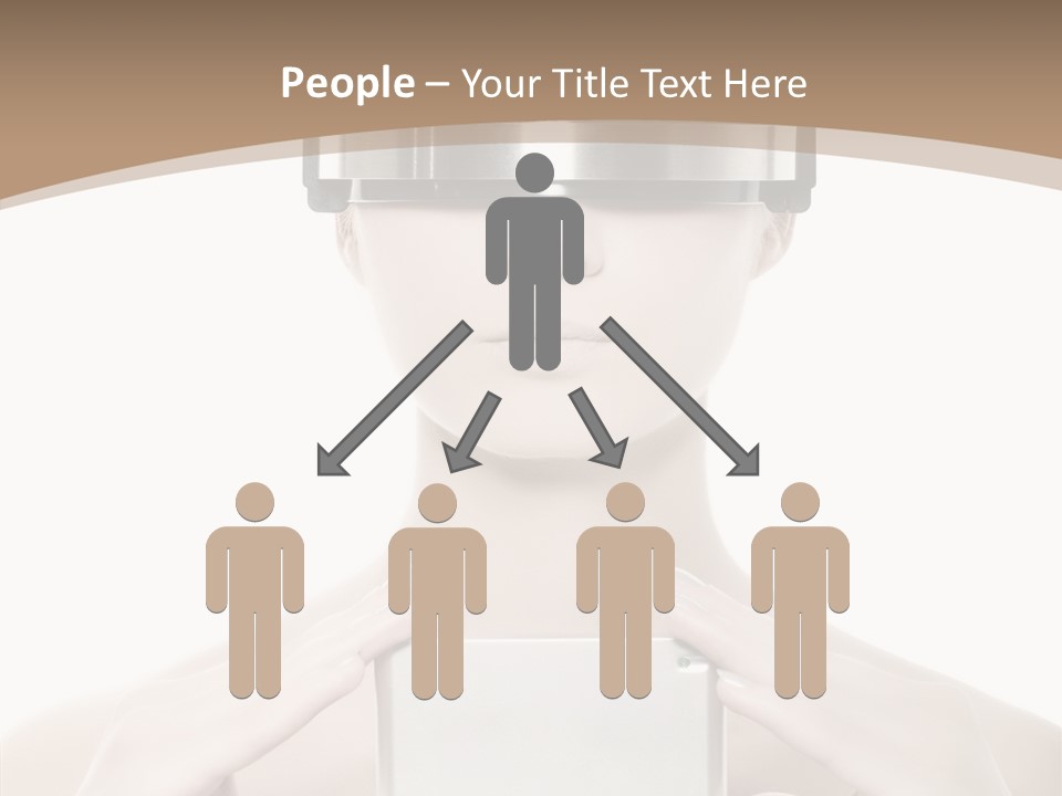 Young Isolated Web PowerPoint Template