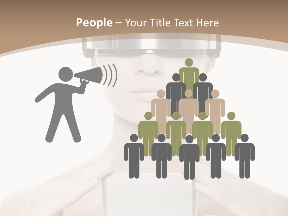 Young Isolated Web PowerPoint Template