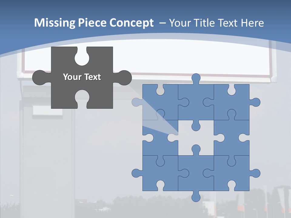 Sign Commercial Roadside PowerPoint Template