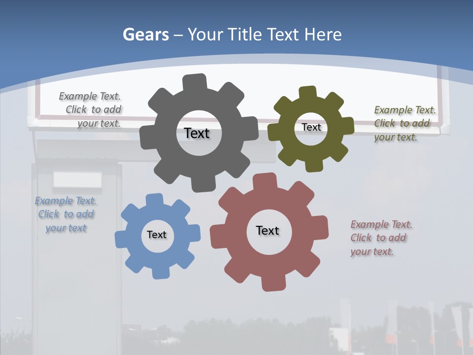 Sign Commercial Roadside PowerPoint Template