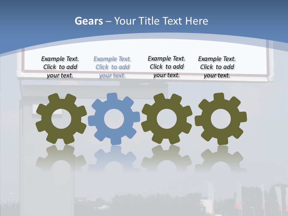 Sign Commercial Roadside PowerPoint Template