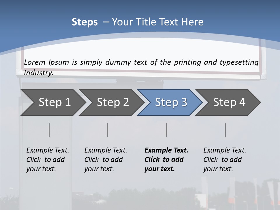 Sign Commercial Roadside PowerPoint Template