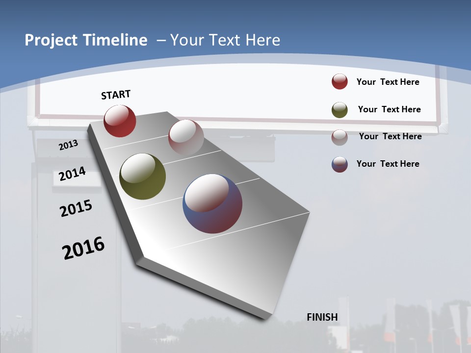 Sign Commercial Roadside PowerPoint Template