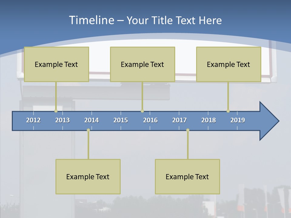 Sign Commercial Roadside PowerPoint Template