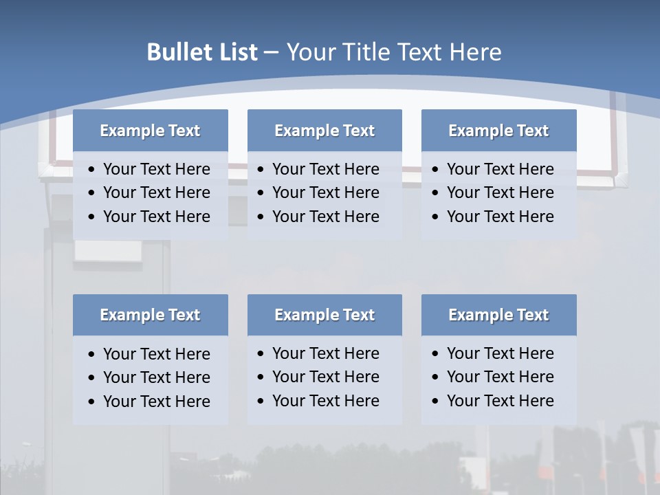Sign Commercial Roadside PowerPoint Template