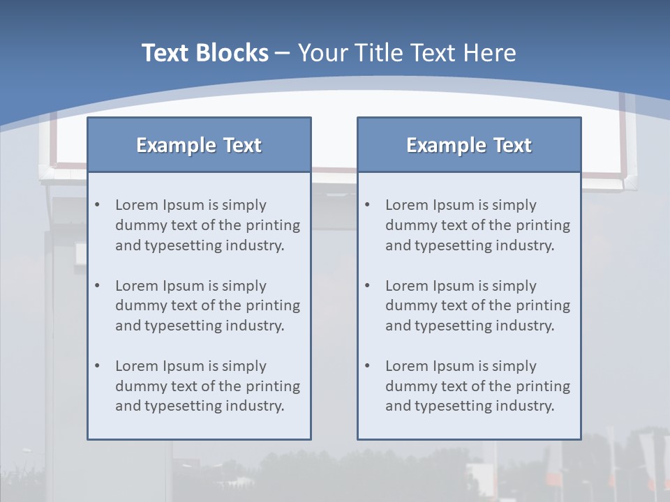 Sign Commercial Roadside PowerPoint Template