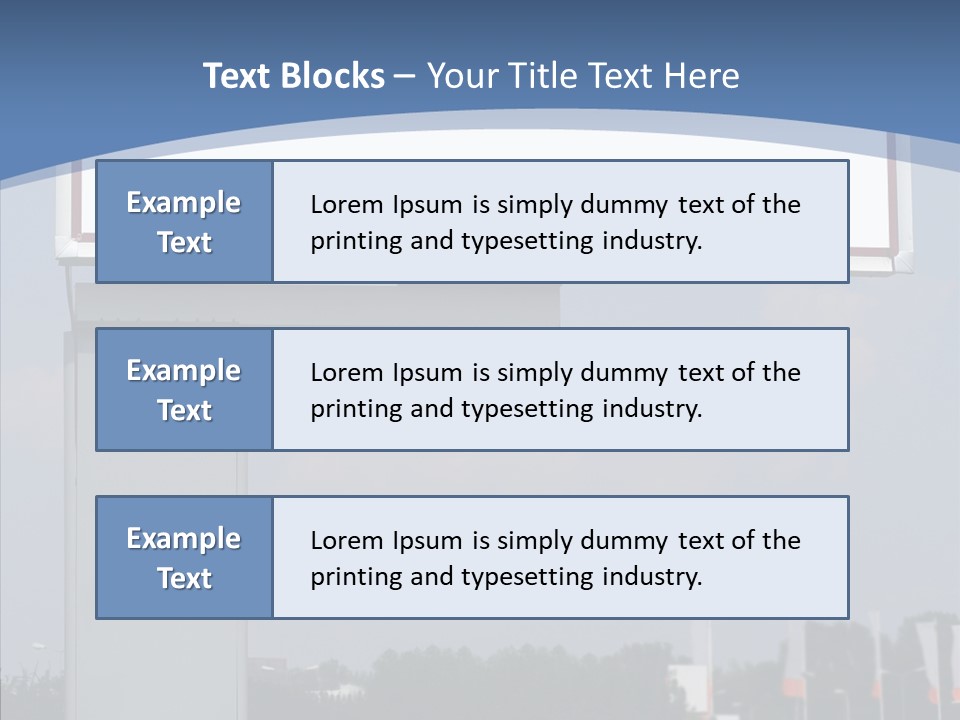 Sign Commercial Roadside PowerPoint Template