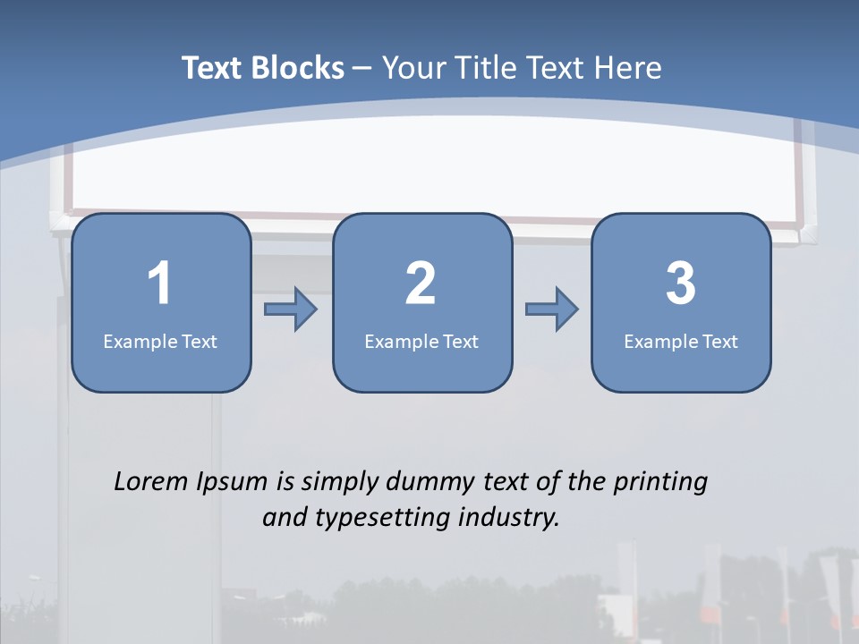 Sign Commercial Roadside PowerPoint Template