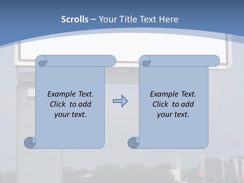 Sign Commercial Roadside PowerPoint Template