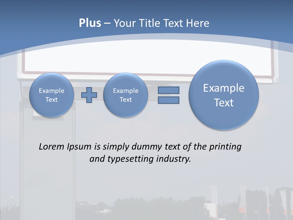 Sign Commercial Roadside PowerPoint Template