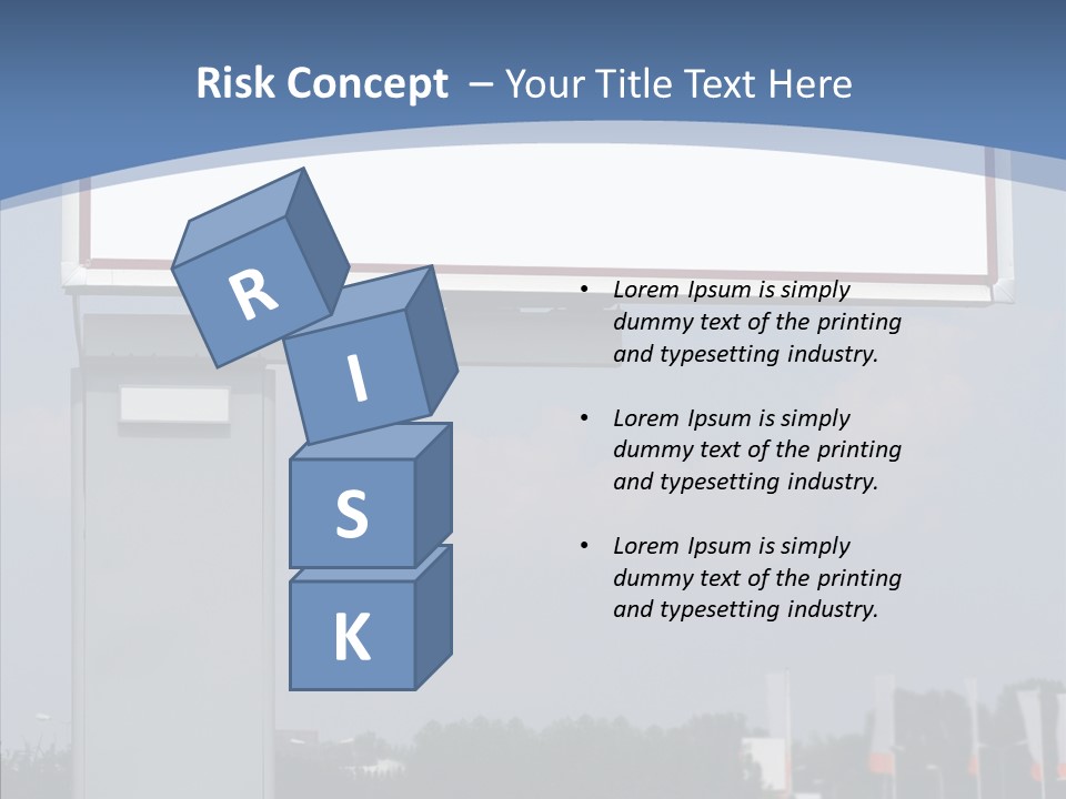 Sign Commercial Roadside PowerPoint Template