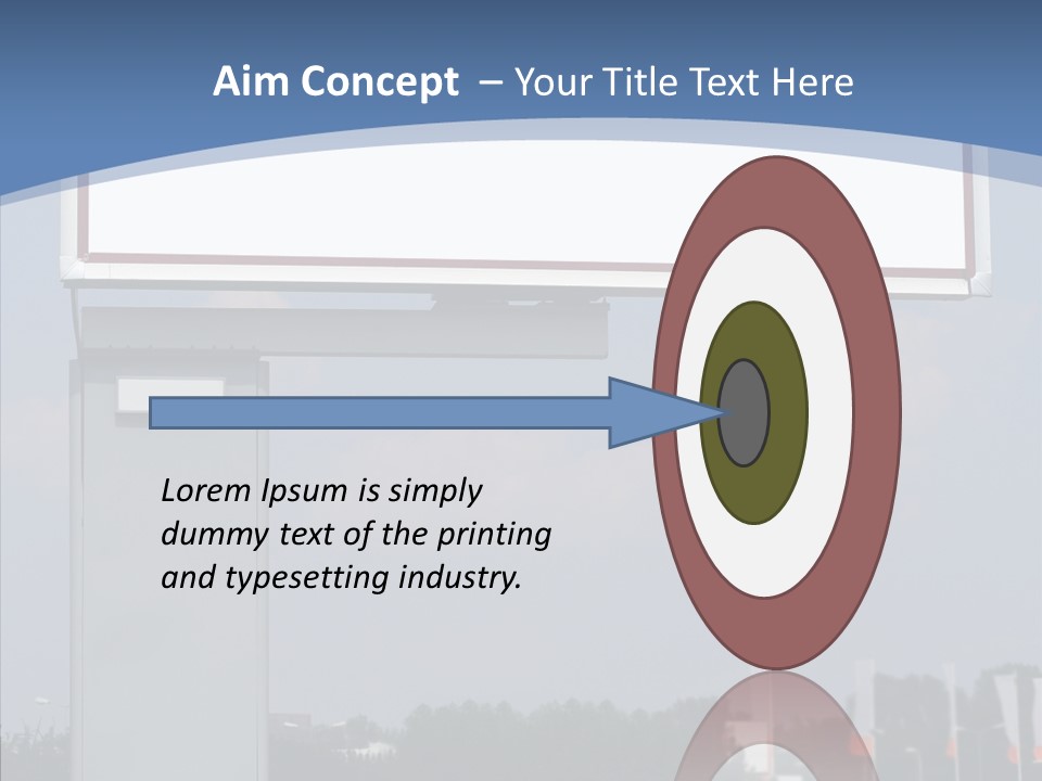 Sign Commercial Roadside PowerPoint Template