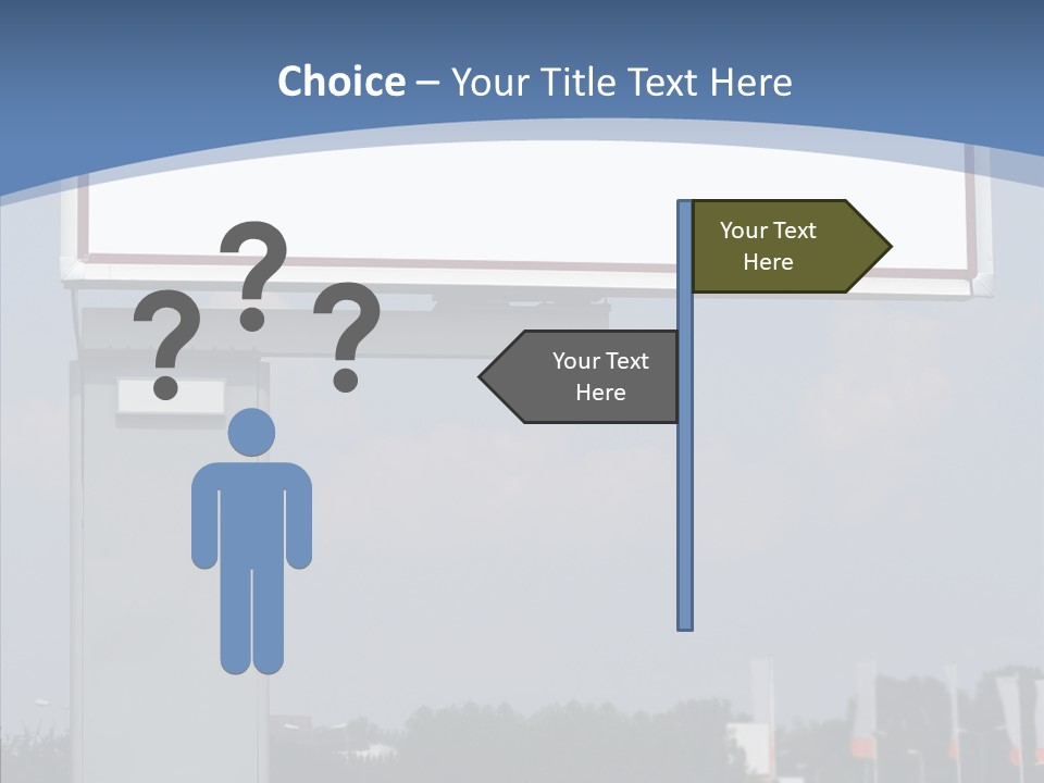 Sign Commercial Roadside PowerPoint Template