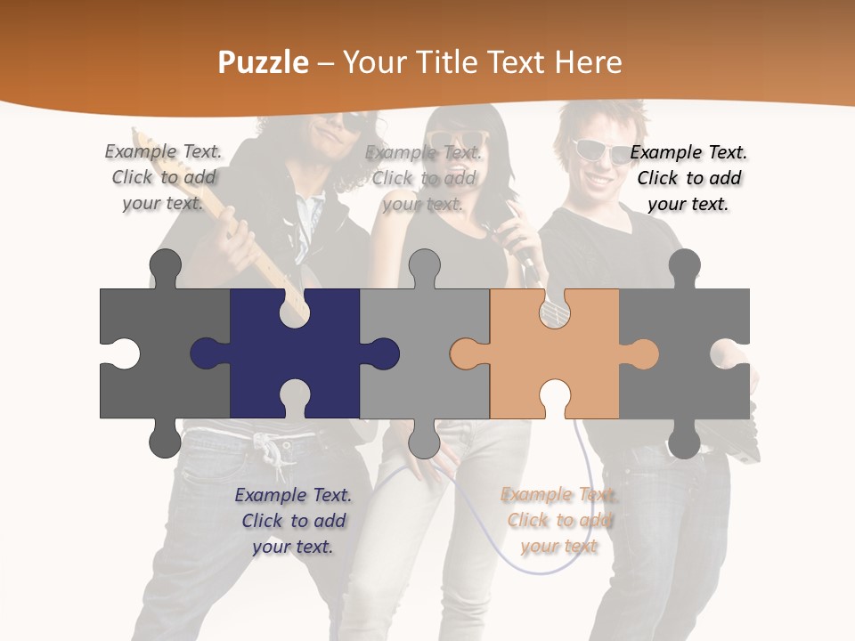 Happy Hispanic Electric PowerPoint Template