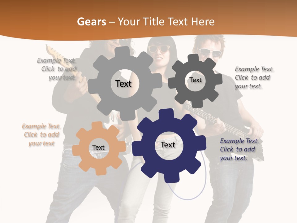 Happy Hispanic Electric PowerPoint Template