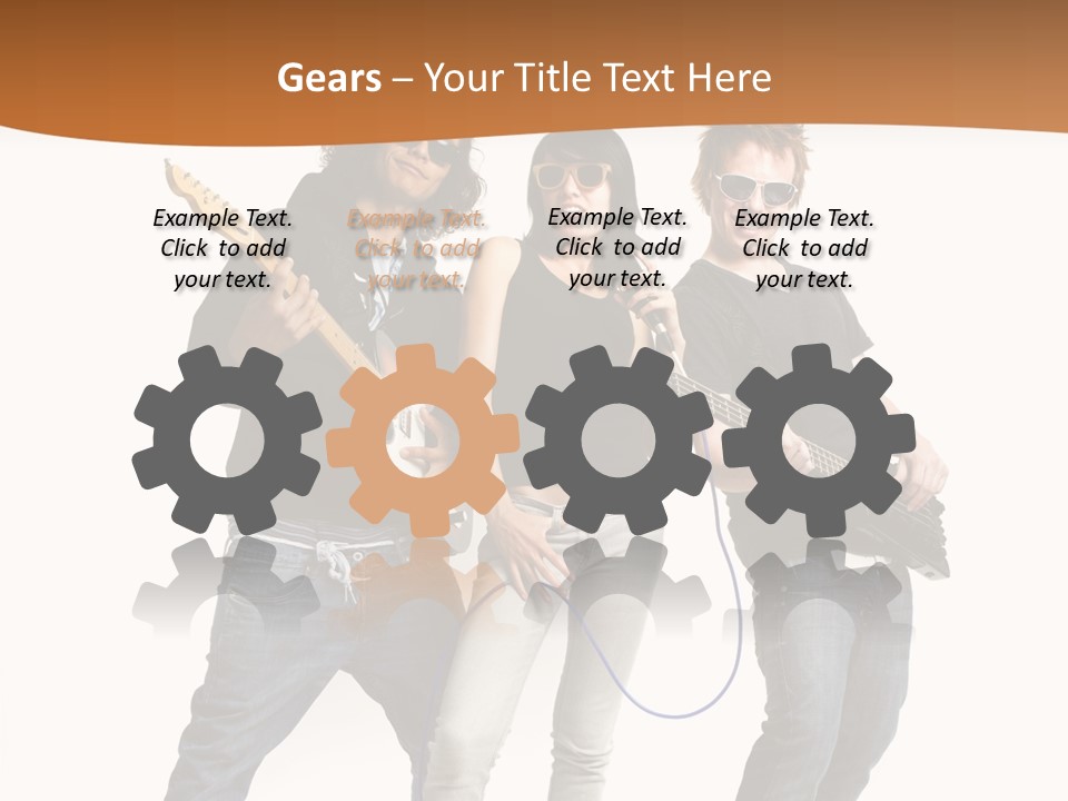 Happy Hispanic Electric PowerPoint Template