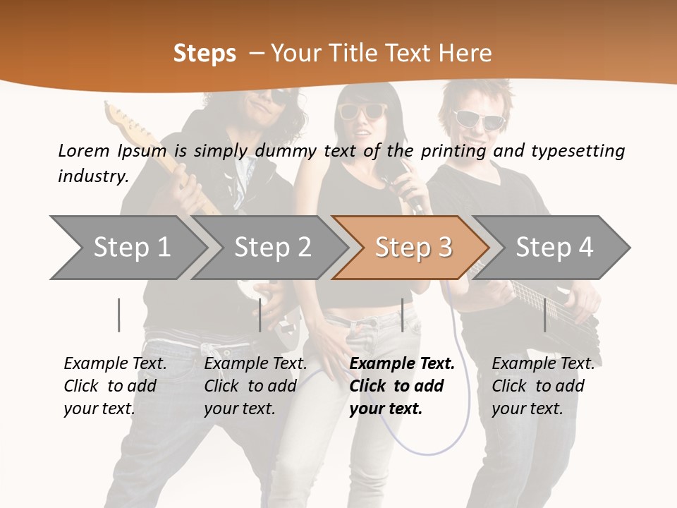 Happy Hispanic Electric PowerPoint Template