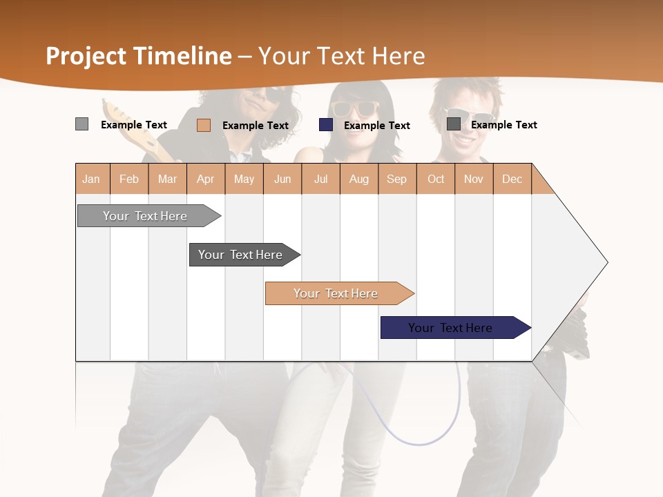 Happy Hispanic Electric PowerPoint Template