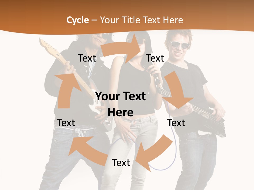 Happy Hispanic Electric PowerPoint Template