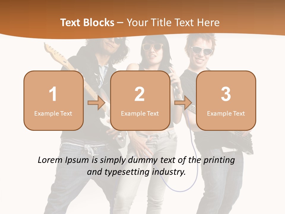 Happy Hispanic Electric PowerPoint Template