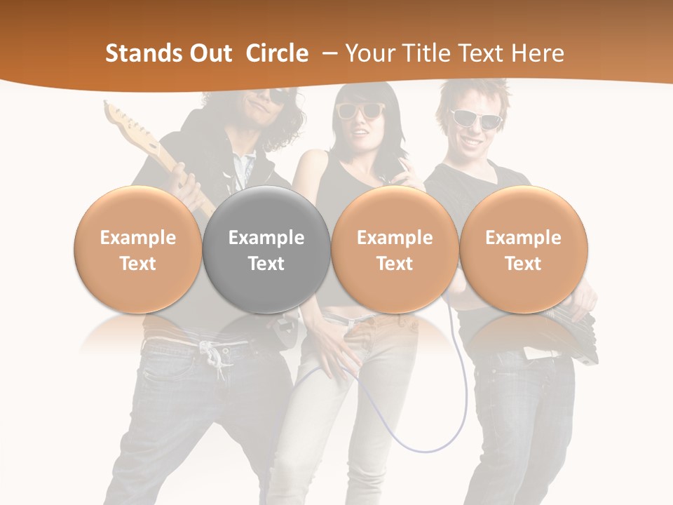 Happy Hispanic Electric PowerPoint Template