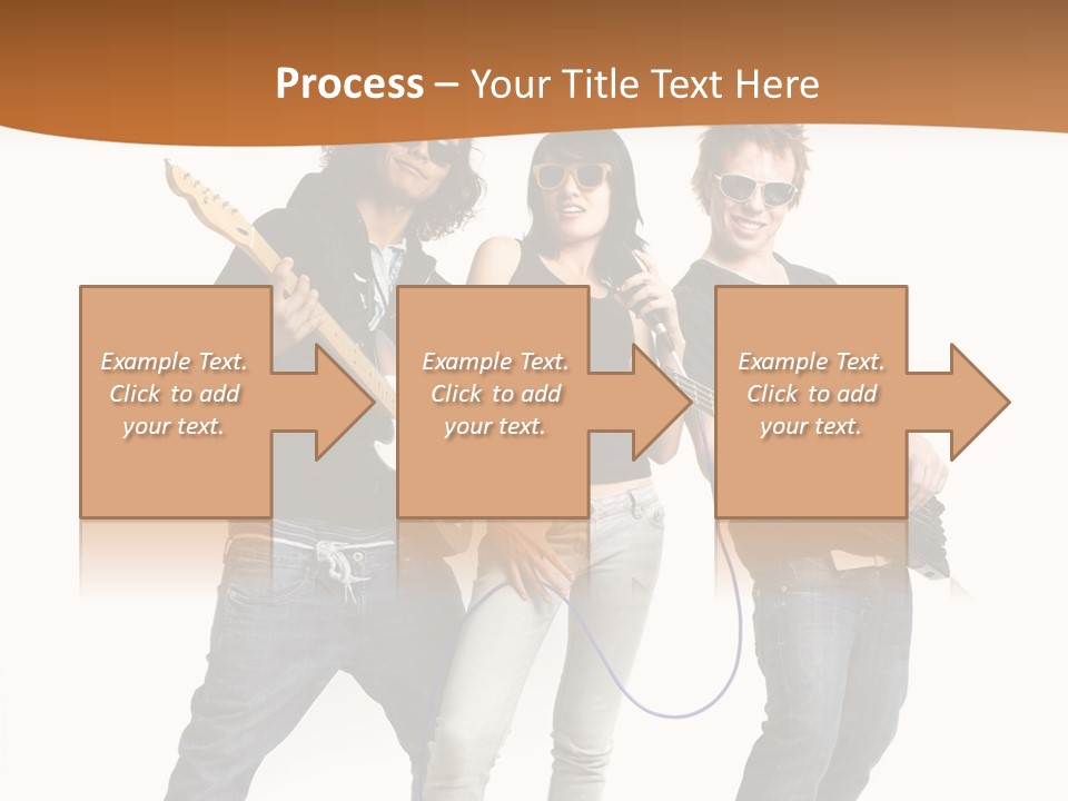 Happy Hispanic Electric PowerPoint Template