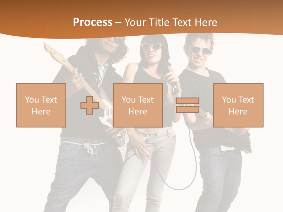 Happy Hispanic Electric PowerPoint Template