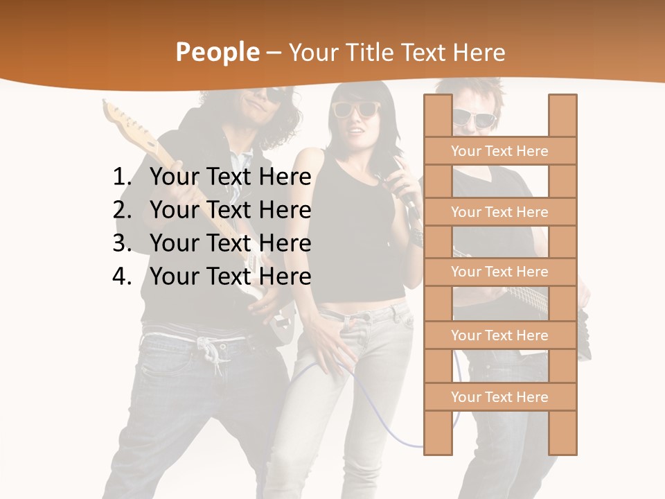 Happy Hispanic Electric PowerPoint Template