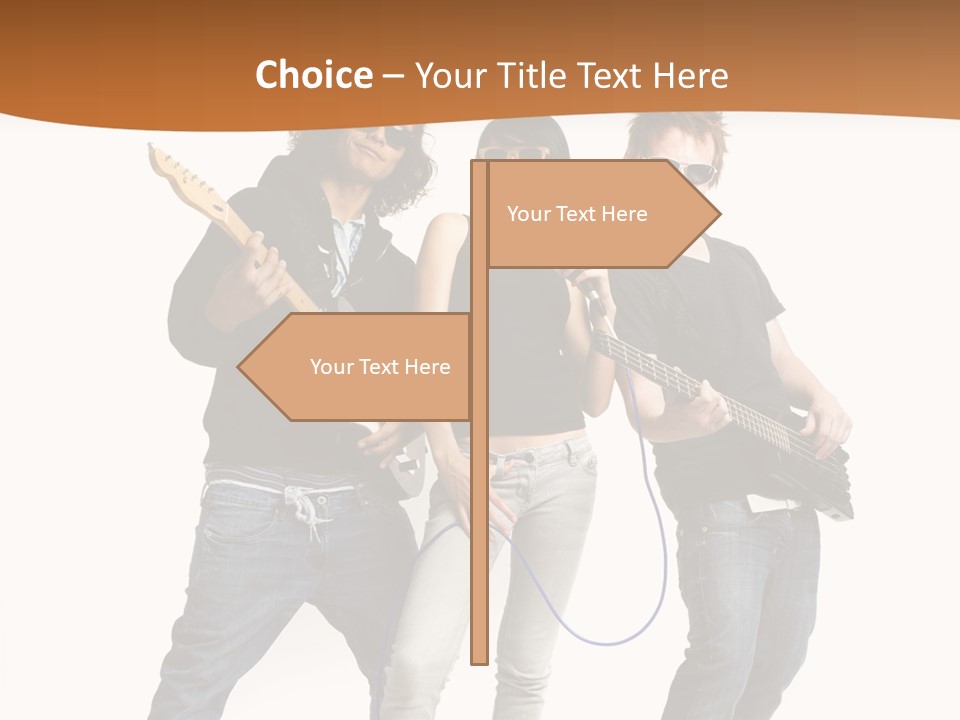 Happy Hispanic Electric PowerPoint Template