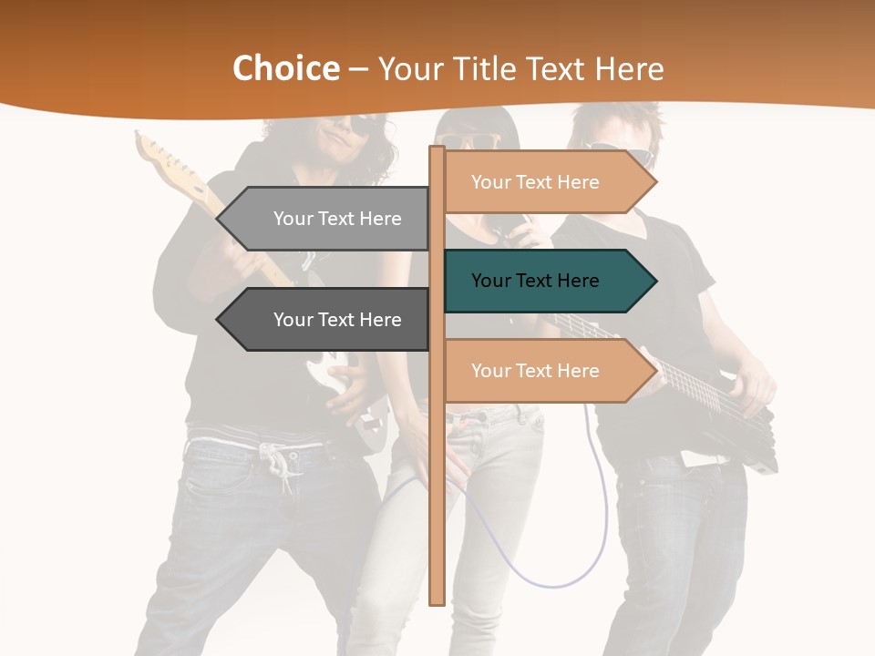 Happy Hispanic Electric PowerPoint Template