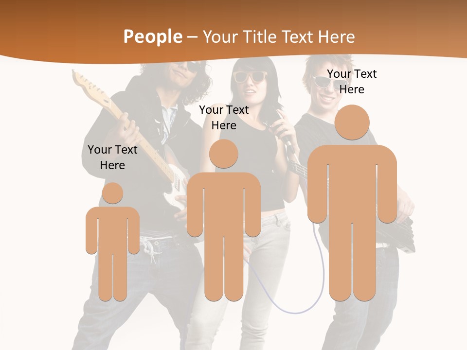 Happy Hispanic Electric PowerPoint Template