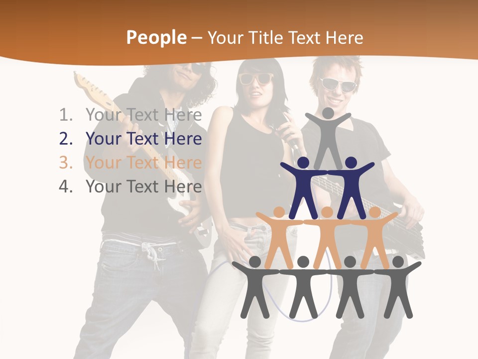 Happy Hispanic Electric PowerPoint Template