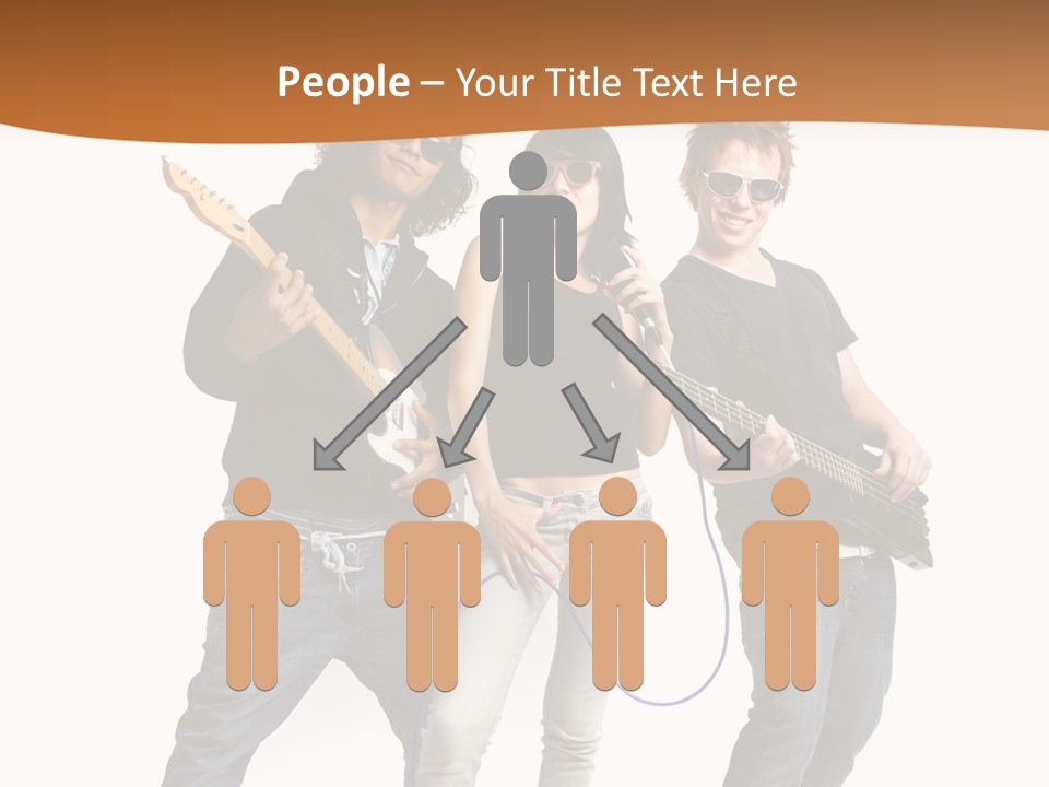 Happy Hispanic Electric PowerPoint Template