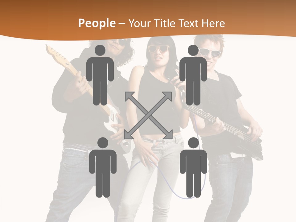 Happy Hispanic Electric PowerPoint Template