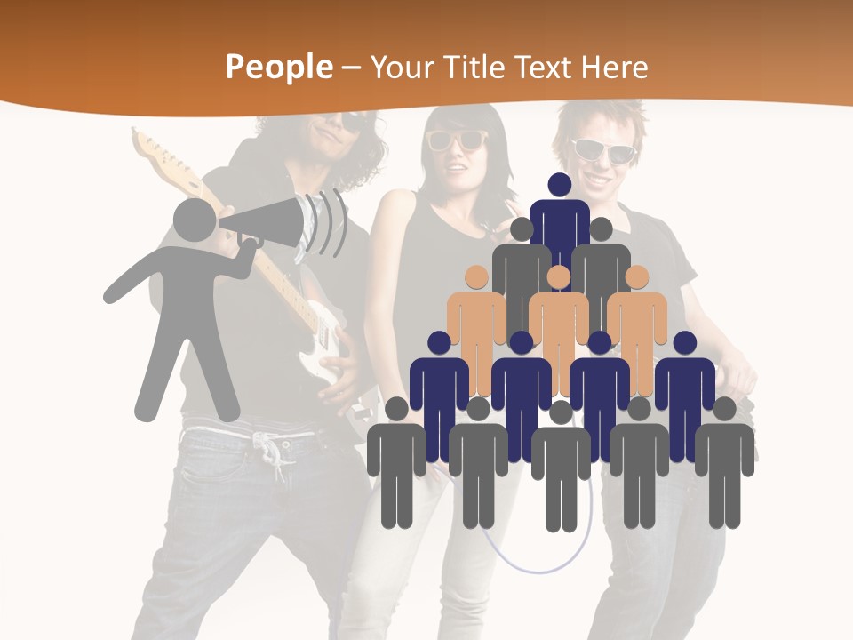 Happy Hispanic Electric PowerPoint Template