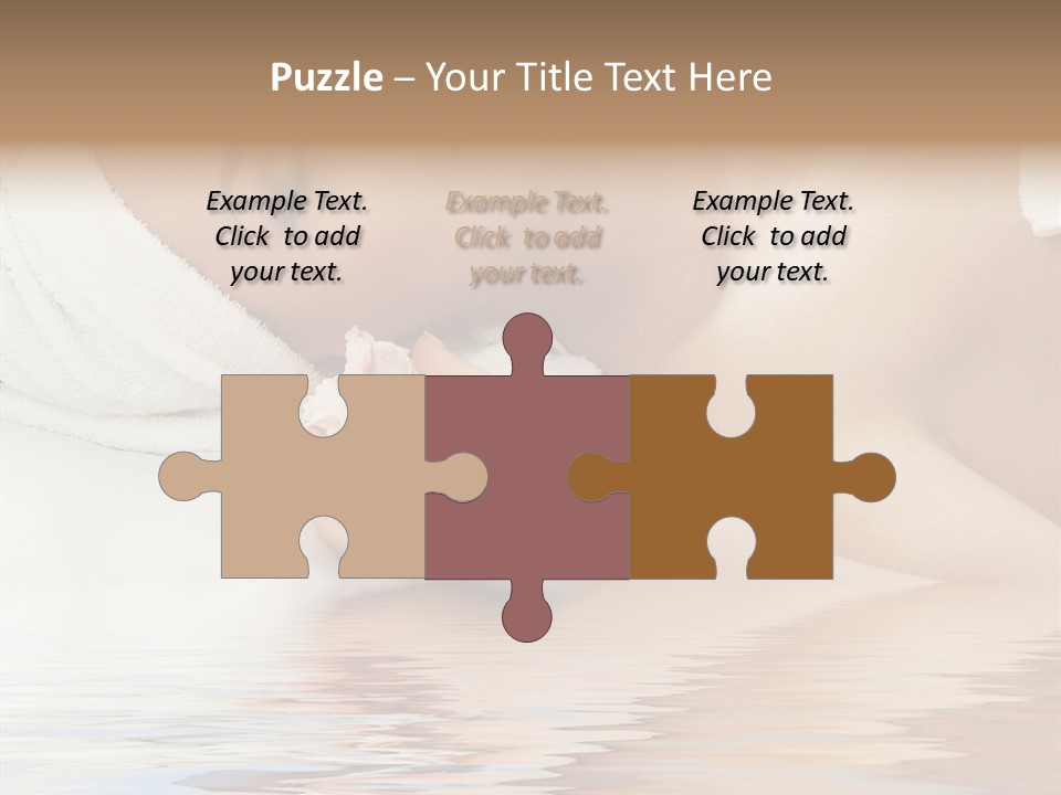 Woman Harmony White PowerPoint Template