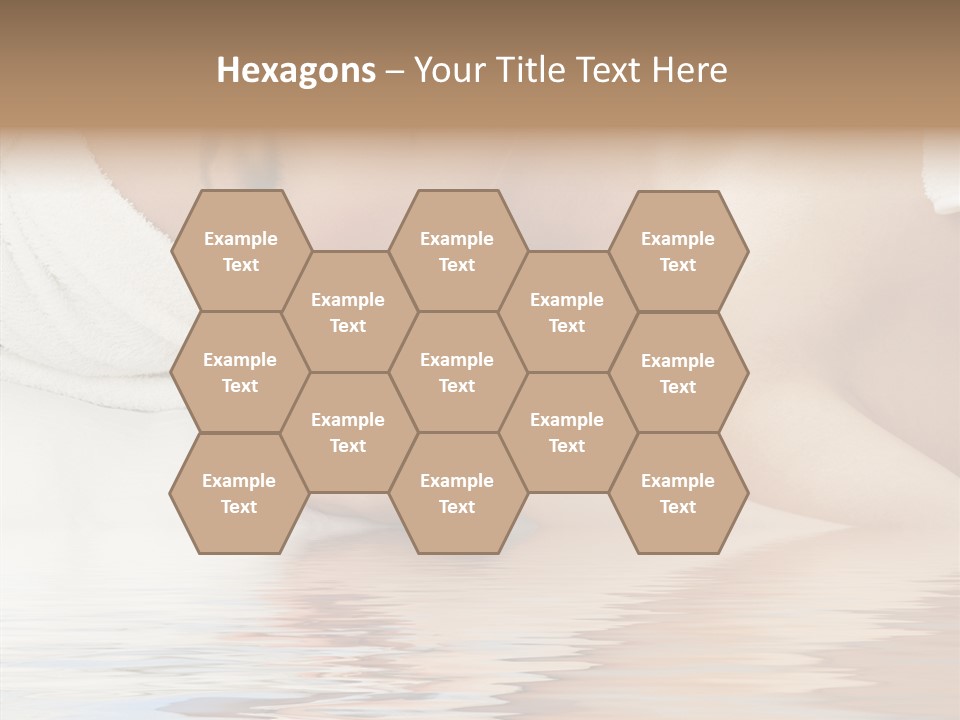 Woman Harmony White PowerPoint Template