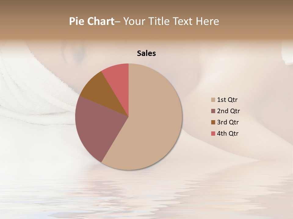 Woman Harmony White PowerPoint Template