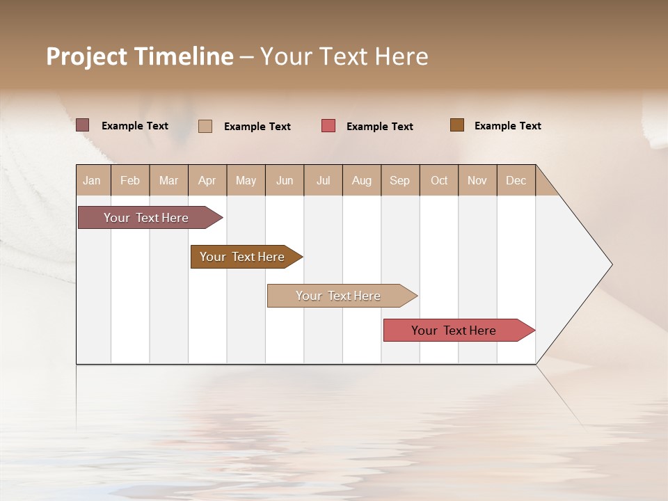Woman Harmony White PowerPoint Template