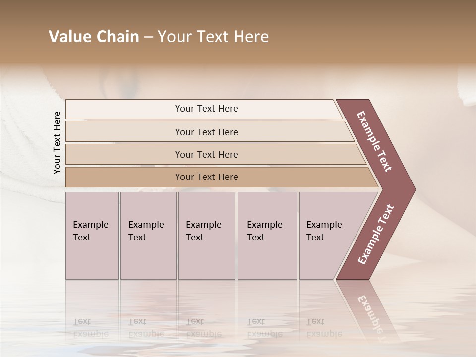 Woman Harmony White PowerPoint Template