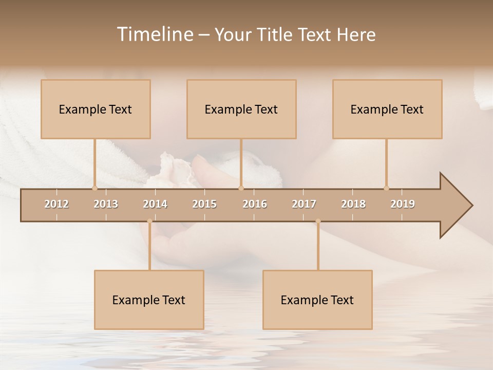 Woman Harmony White PowerPoint Template
